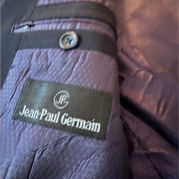 Mens Jean-Paul Germain Dark Blue Sport Coat 42R - Picture 5 of 5